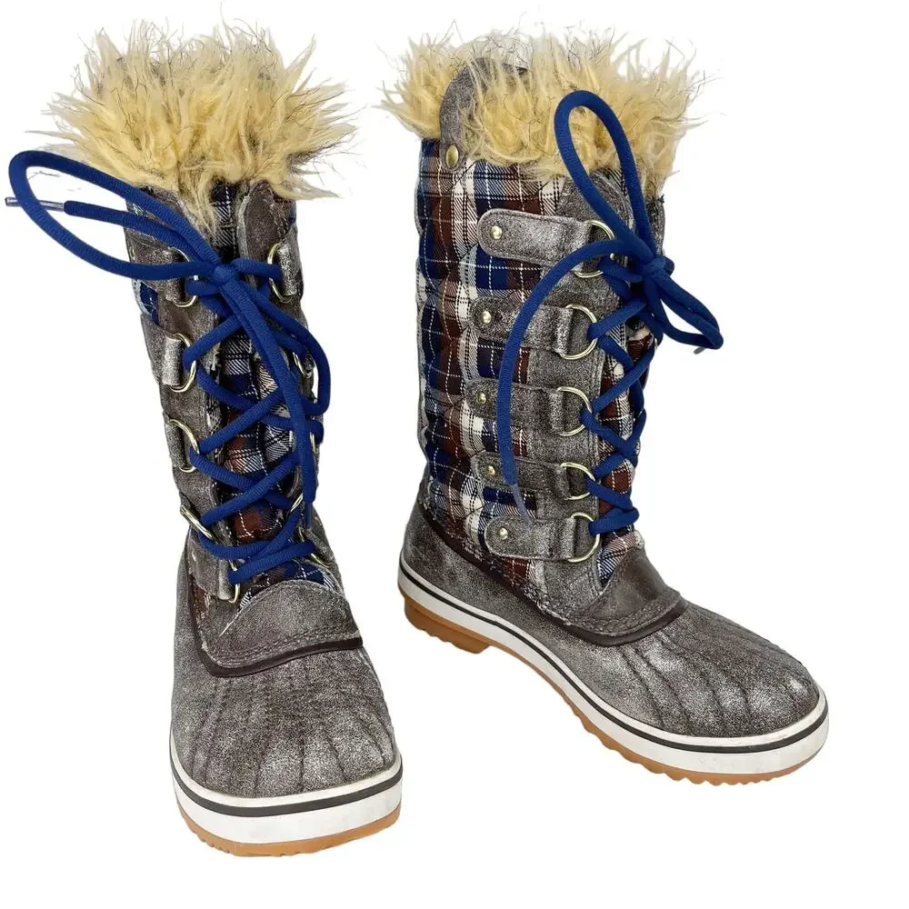 Sorel Tofino Plaid 5 Waterproof Insulated Winter Boots NL 1796-204